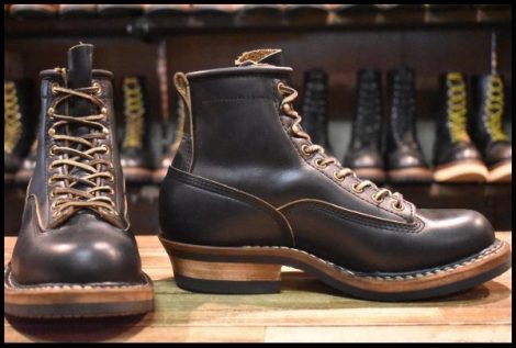 【6.5E 箱付 美品】WHITE’S ホワイツ スモークジャンパーLTT 375LTT-C ブラッククロムエクセル ビブラム700シングル ブーツ HOPESMORE