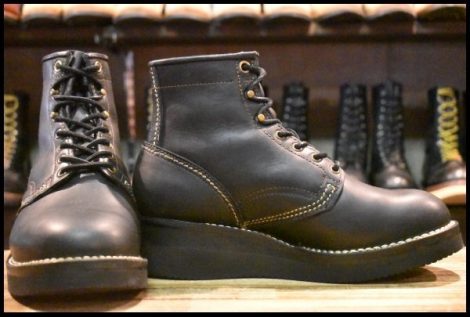 【8.5? 美品】WESCO ウエスコ カスタムジョブマスター 黒 ブラック 6インチハイト ビブラム2021 厚底 ブーツ HOPESMORE