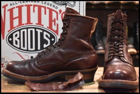 【8D 箱付 良品】WHITE’S ホワイツ バウンティーハンター 375C ブラウンウォーターバッファロー スモークジャンパー ブーツ HOPESMORE