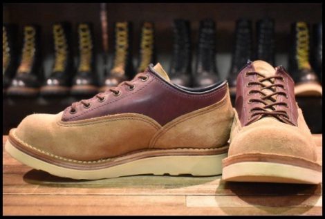 【8EE 美品】WESCO ウエスコ カスタムJHクラシックス LTT バーラップラフアウト パープル ジョンヘンリー 短靴 ブーツ HOPESMORE