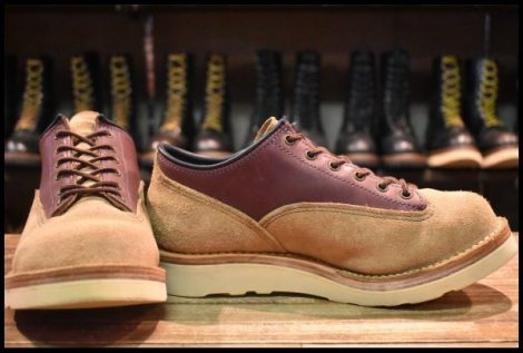 【8EE 美品】WESCO ウエスコ カスタムJHクラシックス LTT バーラップラフアウト パープル ジョンヘンリー 短靴 ブーツ HOPESMORE