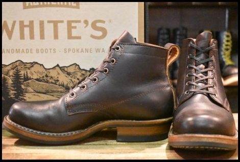 【8EE 箱付 美品】WHITE’S ホワイツ 2332-MV セミドレス ブラウンドレス 茶 ビブラム430シングル 編み上げ ブーツ HOPESMORE