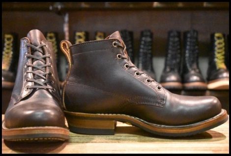 【8EE 箱付 美品】WHITE’S ホワイツ 2332-MV セミドレス ブラウンドレス 茶 ビブラム430シングル 編み上げ ブーツ HOPESMORE