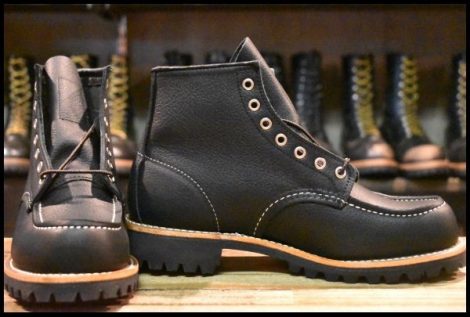 【7.5D 箱付 未使用 25年】レッドウィング 2949 ラフネック アイリッシュセッター ブラック オイルスリック ブーツ 8176 redwing HOPESMORE