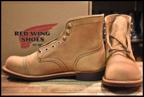 【9.5D 箱付 未使用 21年】レッドウィング 8083 アイアンレンジャー ミュールスキナー スエード 編み上げ ブーツ redwing 8113 HOPESMORE