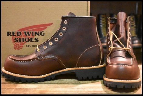 【8D 箱付 未使用 25年】レッドウィング 8146 ラフネック アイリッシュセッター クラシック モック ラグソール ブーツ redwing HOPESMORE