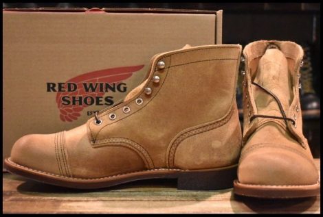 【10D 箱付 未使用 21年】レッドウィング 8083 アイアンレンジャー ミュールスキナー スエード 編み上げ ブーツ redwing 8113 HOPESMORE