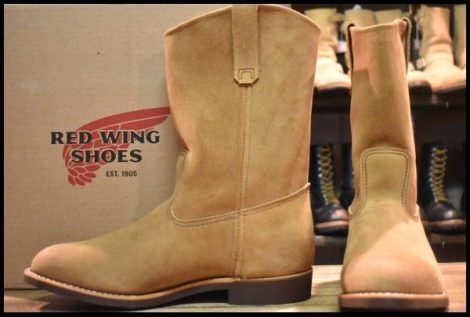 【9.5E 箱付 未使用 25年】レッドウィング 8060 スエード ペコス ホーソーン ミュールスキナー 8156 ブーツ redwing pecos HOPESMORE