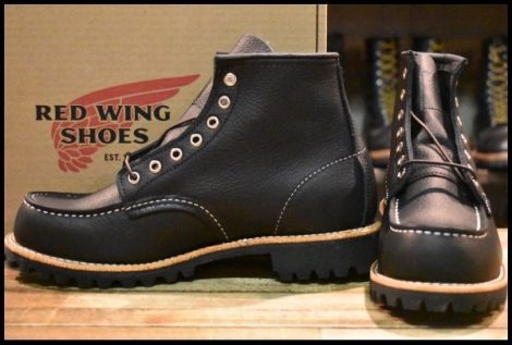 【8D 箱付 未使用 25年】レッドウィング 2949 ラフネック アイリッシュセッター ブラック オイルスリック ブーツ 8176 redwing HOPESMORE