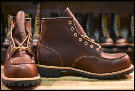 【9D 箱付 未使用 25年】レッドウィング 8146 ラフネック アイリッシュセッター クラシック モック ラグソール ブーツ redwing HOPESMORE