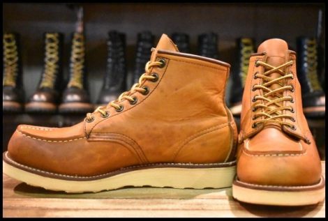 【7.5E 良品 05年】レッドウィング 875 アイリッシュセッター 茶 オロイジナル モックトゥ レースアップ ブーツ redwing HOPESMORE