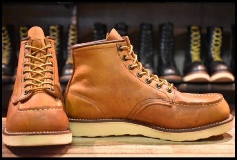【7.5E 良品 05年】レッドウィング 875 アイリッシュセッター 茶 オロイジナル モックトゥ レースアップ ブーツ redwing HOPESMORE