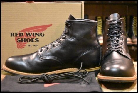 【10.5D 箱付 美品 24年】レッドウィング 9423 ベックマン 黒 ブラック エクスカリバー プレーントゥ 9414 9014 ブーツ redwing HOPESMORE