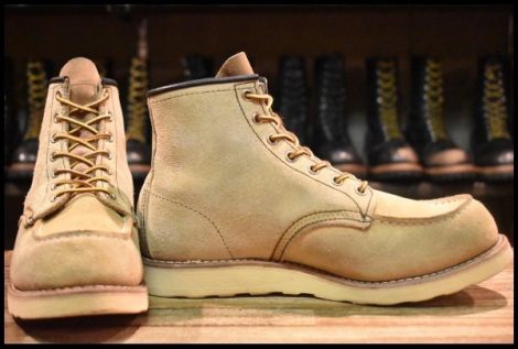 【8E 良品 11年】レッドウィング 8173 スエード アイリッシュセッター ラフアウト モックトゥ 編み上げ ブーツ redwing HOPESMORE