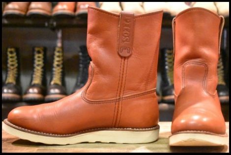 【8E 良品 11年】レッドウィング 8866 ペコス 赤茶 オロラセット プルオン ブーツ redwing pecos HOPESMORE