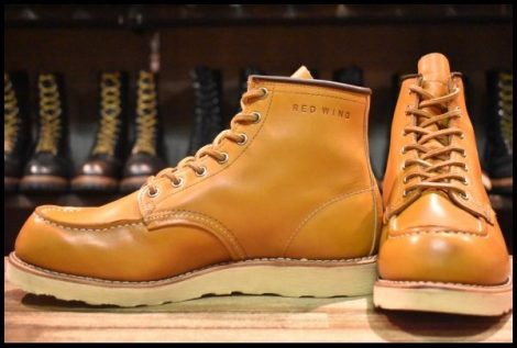 【8.5E 美品 11年】レッドウィング 9875 アイリッシュセッター ゴールドラセット モックトゥ 編み上げ ブーツ redwing HOPESMORE