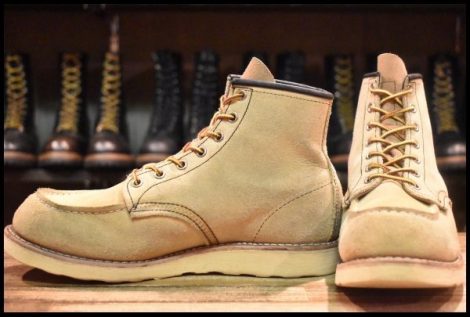 【8E 良品 11年】レッドウィング 8173 スエード アイリッシュセッター ラフアウト モックトゥ 編み上げ ブーツ redwing HOPESMORE