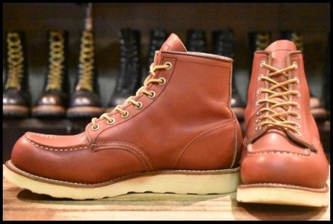 【8E 良品 15年】レッドウィング 8875 アイリッシュセッター 赤茶 オロラセット モックトゥ 編み上げ ブーツ redwing HOPESMORE