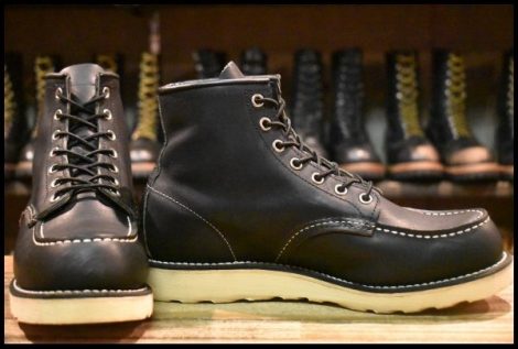 【7.5D 美品 13年】レッドウィング 9075 アイリッシュセッター 黒 ブラック ハーネス モックトゥ 8179 8130 ブーツ redwing HOPESMORE