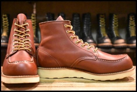 【7.5D 美品 13年】レッドウィング 9106 アイリッシュセッター 赤茶 レッド ブラウン モックトゥ 8875 ブーツ redwing HOPESMORE