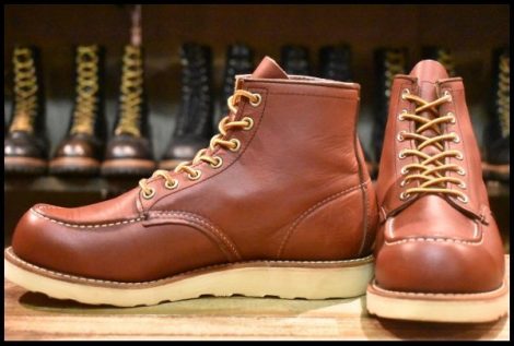 【7.5D 美品 13年】レッドウィング 9106 アイリッシュセッター 赤茶 レッド ブラウン モックトゥ 8875 ブーツ redwing HOPESMORE