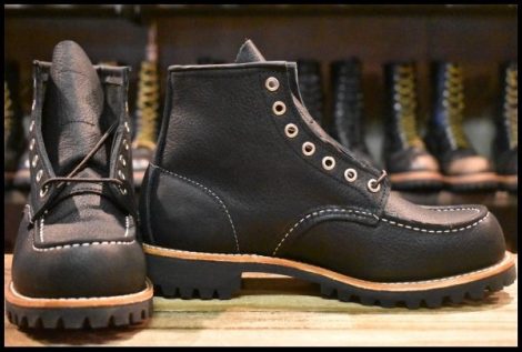 【7.5D 箱付 未使用 25年】レッドウィング 2949 ラフネック アイリッシュセッター ブラック オイルスリック ブーツ 8176 redwing HOPESMORE