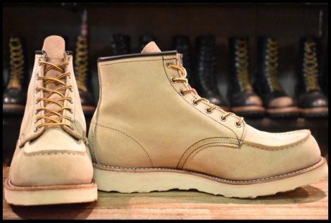 【9.5E 美品 09年】レッドウィング 8173 スエード アイリッシュセッター ラフアウト モックトゥ 編み上げ ブーツ redwing HOPESMORE