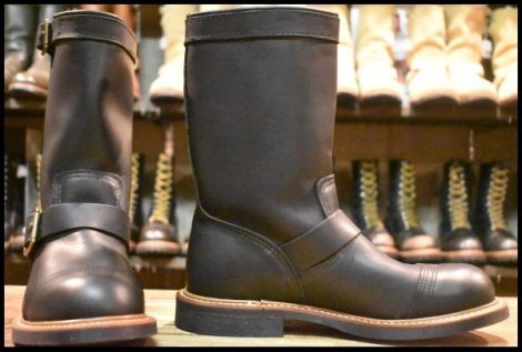 【8D 未使用 11年】レッドウィング 8122 アイアンスミス エンジニア ブラック ハーネス 黒 キャップトゥ ブーツ redwing HOPESMORE