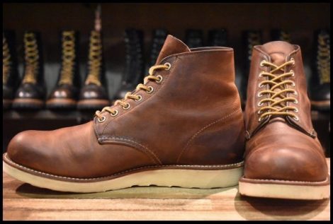 【9.5D 良品 14年】レッドウィング 9111 アイリッシュセッター 茶 カッパー ラフ＆タフ プレーントゥ 編み上げ ブーツ redwing HOPESMORE