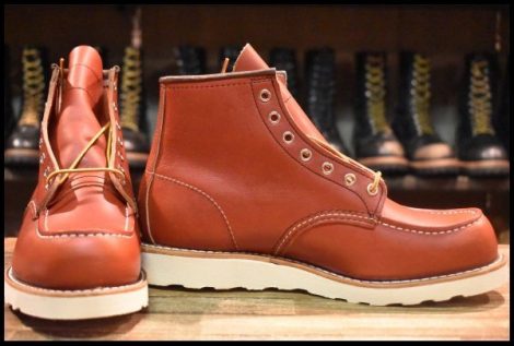 【9E 箱付 未使用 犬タグ復刻 24年】レッドウィング 8875 アイリッシュセッター 赤茶 オロラセット モックトゥ ブーツ redwing HOPESMORE