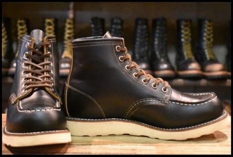 【8D 良品 19年】レッドウィング 9874 アイリッシュセッター ブラック クローンダイク モックトゥ 黒 編み上げ ブーツ redwing HOPESMORE