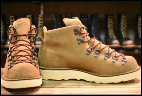 【7.5EE 美品 白タグ】Danner ダナー マウンテンライト 45500X タン スエード ラフアウト GORE-TEX ゴアテックス ブーツ HOPESMORE