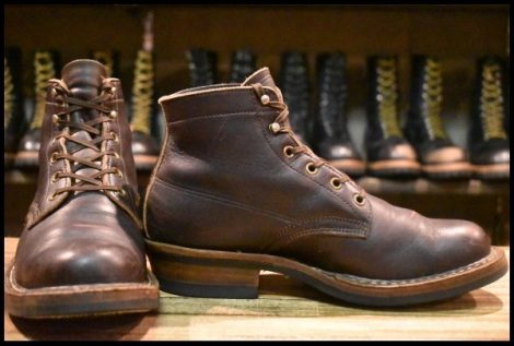 【7.5D 良品】WHITE’S ホワイツ セミドレス ブラウンドレス 茶 ビブラム430シングル 編み上げ レースアップ ブーツ HOPESMORE