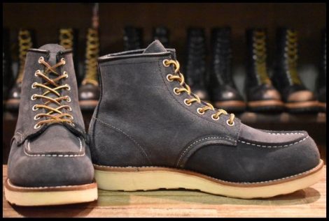 【7.5E 良品 BEAMS別注 10年】レッドウィング 8854 アイリッシュセッター ネイビースエード ラフアウト ビームス ブーツ HOPESMORE