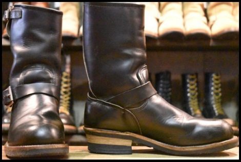 【7.5D 良品 PT91プリント 94年05月刻印】レッドウィング 2268 エンジニア ブラッククローム スチールトゥ ブーツ redwing HOPESMORE