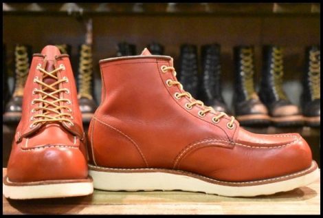 【9.5E 良品 犬タグ復刻 23年】レッドウィング 8875 アイリッシュセッター 赤茶 オロラセット モックトゥ ブーツ redwing HOPESMORE