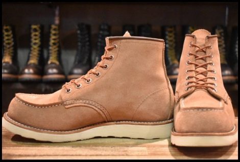 【8D 美品 23年】レッドウィング 8208 アイリッシュセッター ダスティローズ ラフアウト ピンク ブーツ redwing HOPESMORE