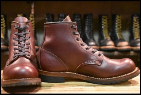 【7D 良品 19年】レッドウィング 9411 ベックマン ブラックチェリー フェザーストーン プレーントゥ 9011 ブーツ redwing HOPESMORE