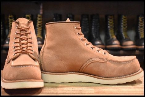 【8D 美品 23年】レッドウィング 8208 アイリッシュセッター ダスティローズ ラフアウト ピンク ブーツ redwing HOPESMORE