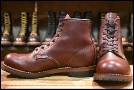 【7D 良品 19年】レッドウィング 9411 ベックマン ブラックチェリー フェザーストーン プレーントゥ 9011 ブーツ redwing HOPESMORE
