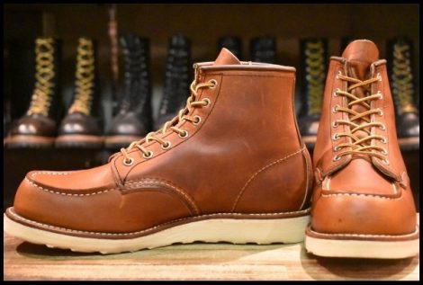 【8.5E 美品 22年】レッドウィング 875 アイリッシュセッター 茶 オロレガシー レースアップ 編み上げ ブーツ redwing HOPESMORE