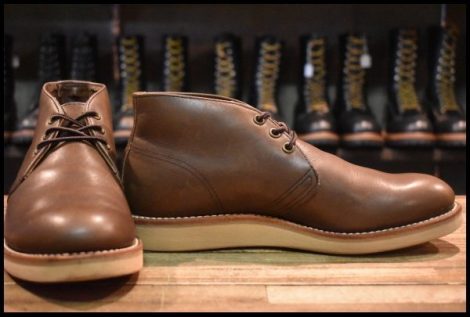 【8D 箱付 良品 11年】レッドウィング 8596 チャッカ ブラウン アイリッシュセッターブーツ redwing HOPESMORE