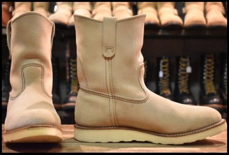 【9E 良品 08年】レッドウィング 8168 スエード ペコス ホーソーン アビレーン ラフアウト プルオン ブーツ redwing pecos HOPESMORE