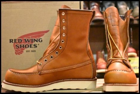 【7.5D 箱付 未使用 18年】レッドウィング 877 ロング アイリッシュセッター オロレガシー モックトゥ 編み上げ ブーツ redwing HOPESMORE