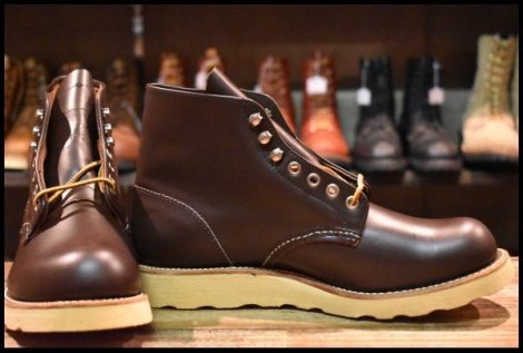 【7.5D 箱付 DEAD 犬タグ】レッドウィング 8160 アイリッシュセッター ガラスレザー ビンテージ 茶 ブーツ redwing HOPESMORE