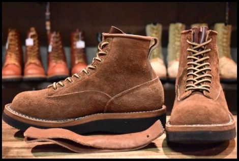 【8.5EE 良品】WHITE’S ホワイツ ノースウエストLTT ブラウンラフアウト 茶 スエード ビブラム2021 編み上げ ブーツ HOPESMORE