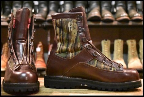 【8EE DEAD 黒タグ】Danner ダナー カモウィンターライト 60630 バーガンディ×リアルツリー ゴアテックス GORE-TEX ブーツ HOPESMORE