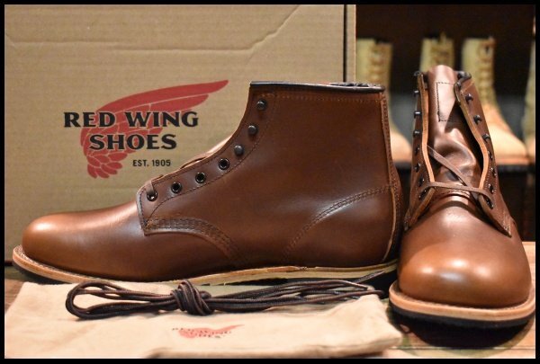 【10D 箱付 未使用 24年】レッドウィング 9422 ベックマン シガー エクスカリバー プレーントゥ 9016 9416 ブーツ redwing HOPESMORE