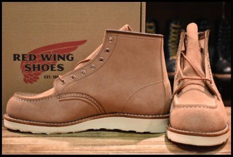 【8.5D 箱付 未使用 24年】レッドウィング 8208 アイリッシュセッター ダスティローズ ラフアウト ピンク ブーツ redwing HOPESMORE