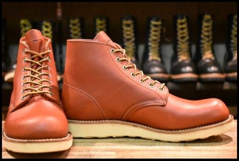 【7D 美品 10年】レッドウィング 8166 アイリッシュセッター 赤茶 オロラセット プレーントゥ 編み上げ ブーツ redwing HOPESMORE